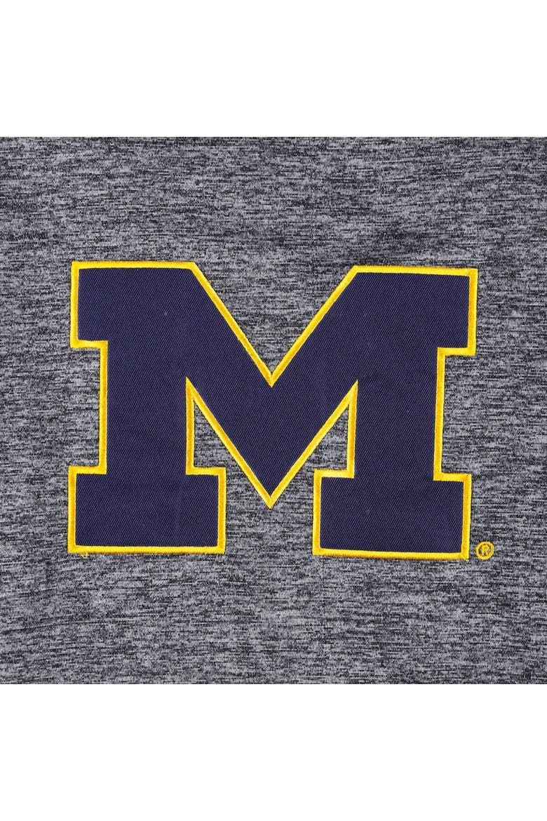 Men's Charcoal Michigan Wolverines Camo Pullover Hoodie, Alternate, color, Charcoal