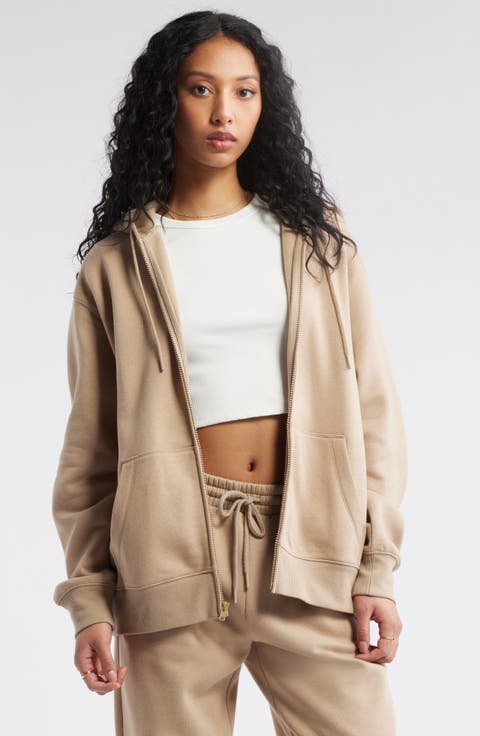 Women's Brown Zip-Up Hoodies | Nordstrom Women's Brown Zip-Up Hoodies | Nordstrom
