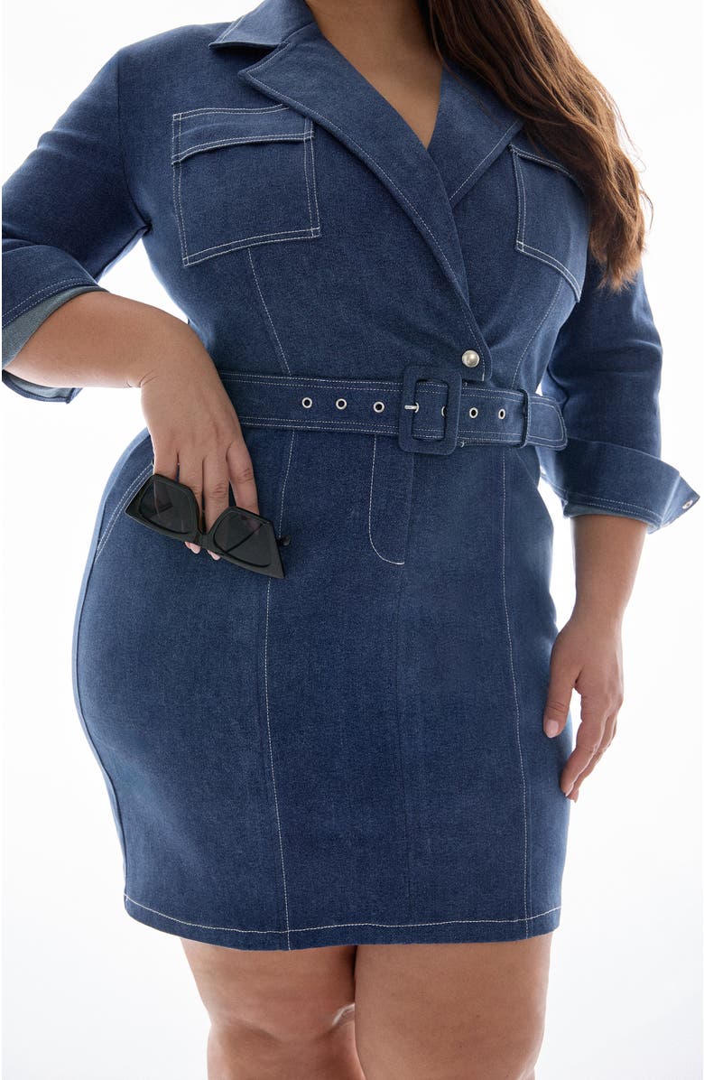 AS by DF Gianna Dress, Alternate, color, Med Wash Denim