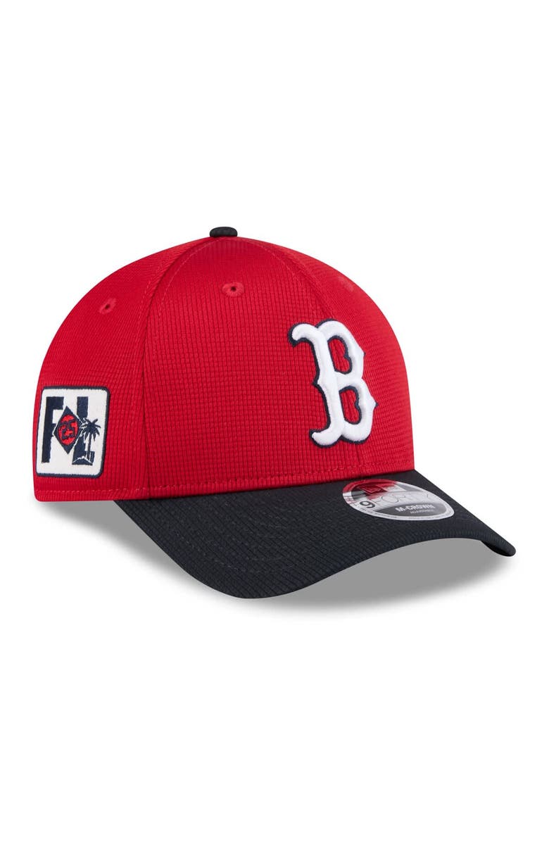 New Era Men's New Era Red/Navy Boston Red Sox 2025 Spring Training 9FORTY Adjustable Hat, Main, color, Red