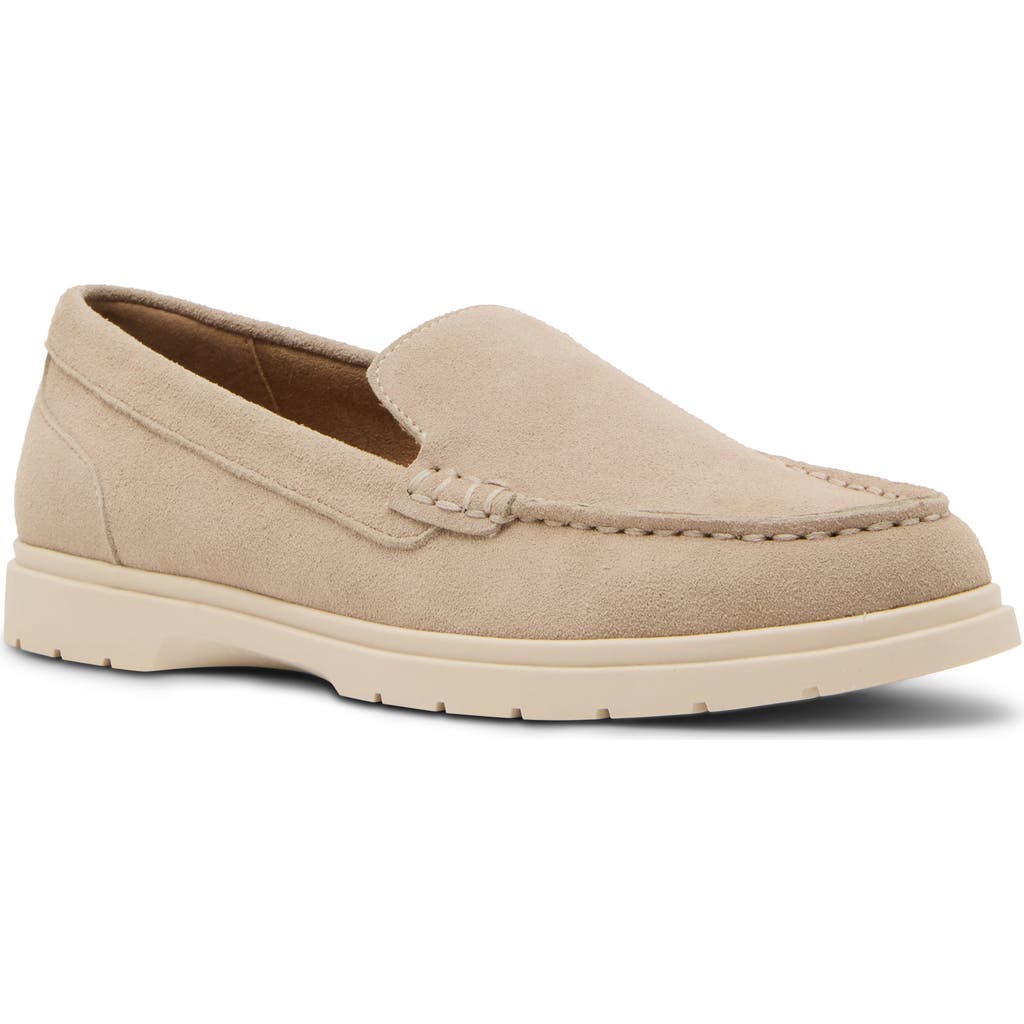 Blondo Alex Waterproof Moc Toe Loafer In Almond Suede