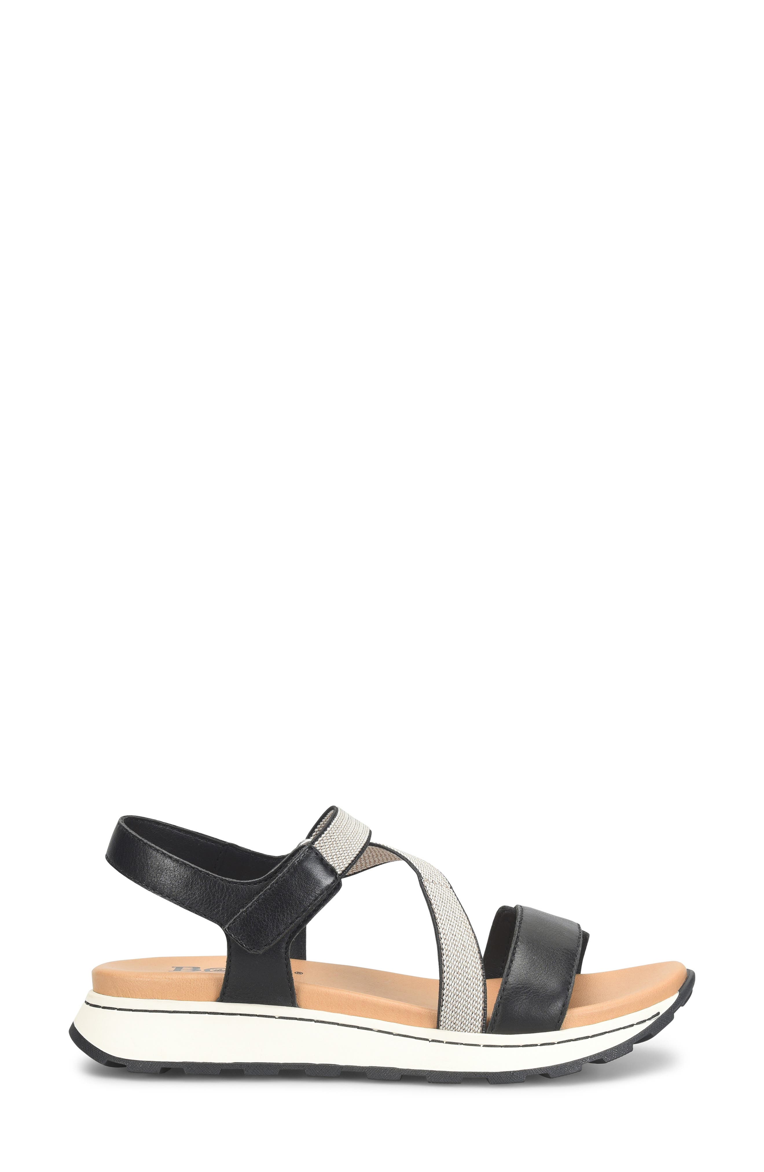 Børn Mady Wedge Sandal, Alternate, color, Black Combo