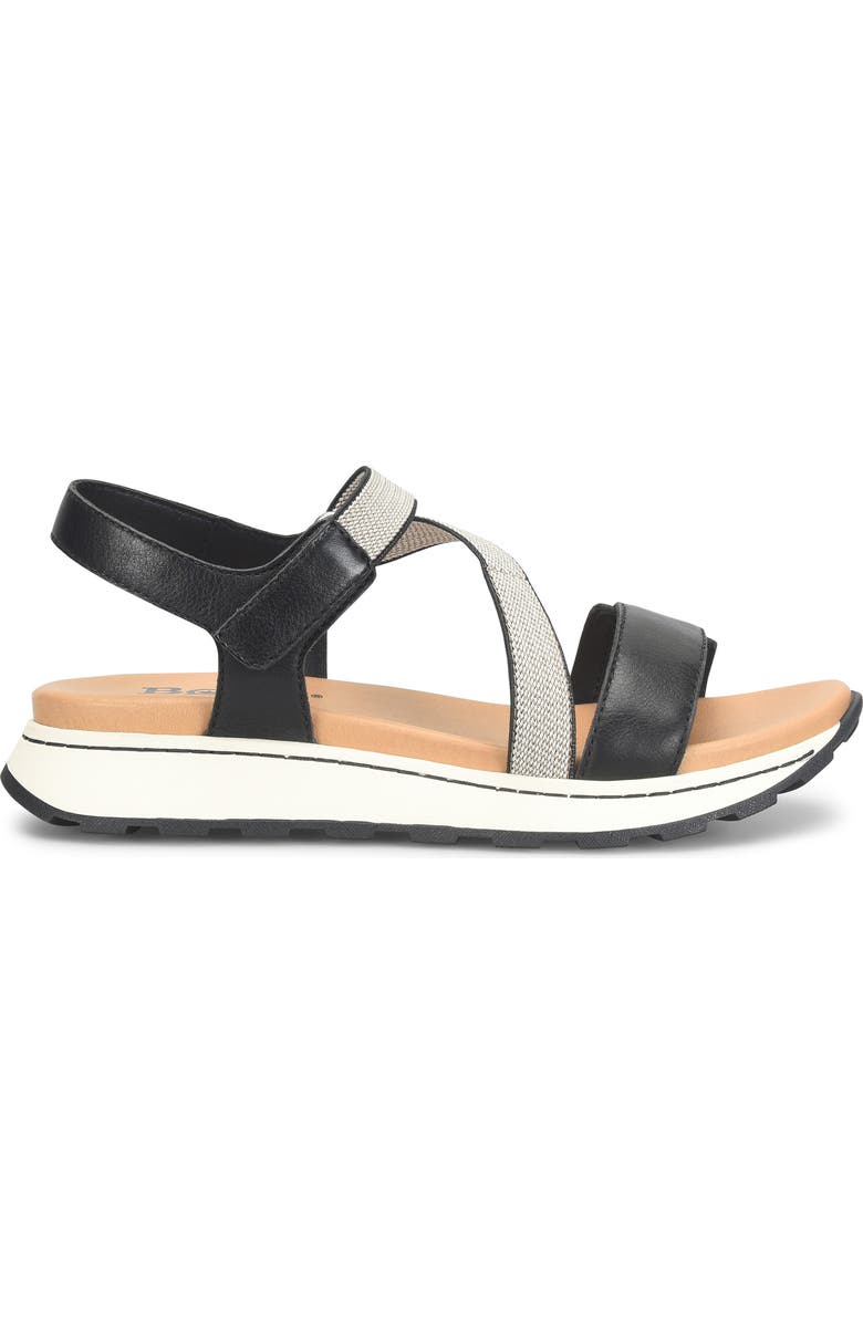 Børn Mady Wedge Sandal, Alternate, color, Black Combo