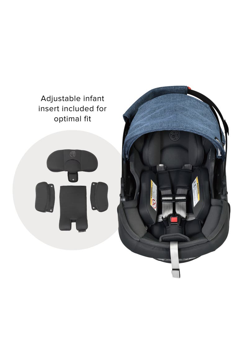 G5+ Infant Car Seat & Base, Alternate, color, MELANGE NAVY