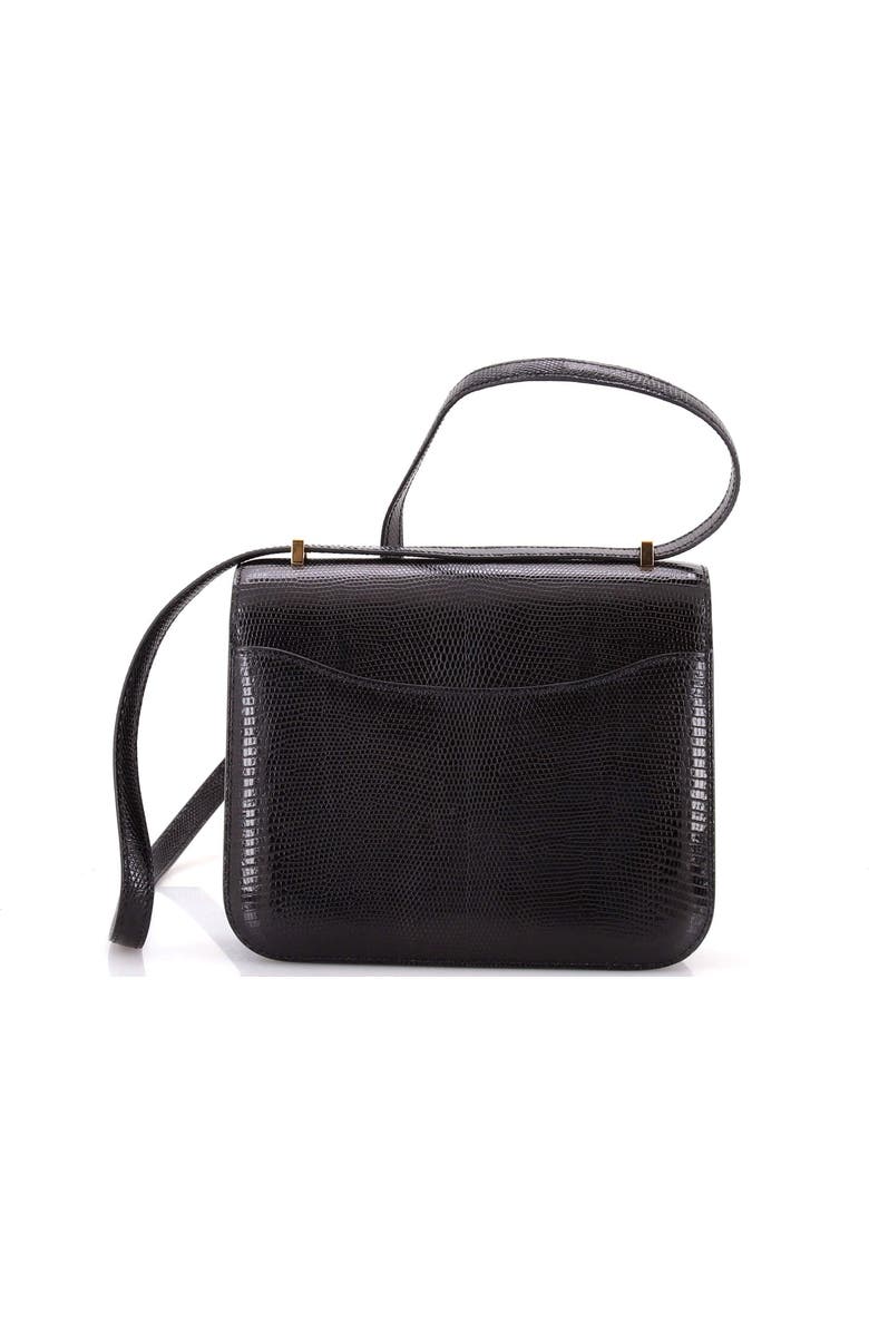 Pre-Owned Hermes Constance NM Bag Lizard 18, Alternate, color, Noir