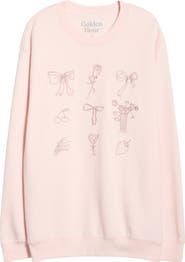 GOLDEN HOUR Embroidered Fleece Sweatshirt
