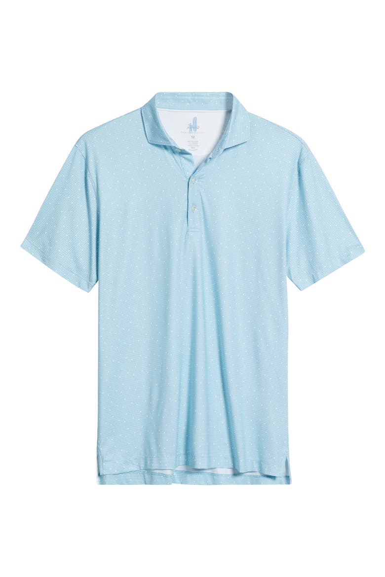 Tundra Microprint Featherweight Performance Polo, Alternate, color, PALISADES BLUE