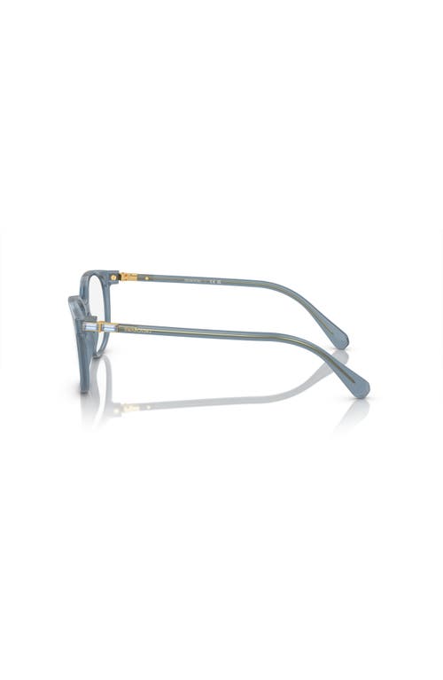 Swarovski 53mm Square Optical Glasses In Gray