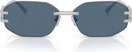 Versace 58mm Oval Sunglasses