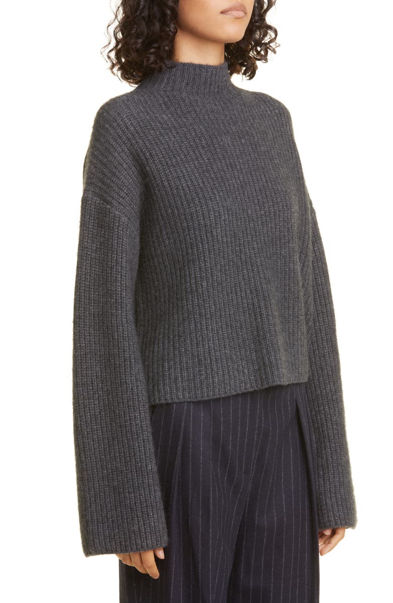 LOULOU DE SAISON Faro Cashmere Mock Neck Sweater, Alternate, color, 