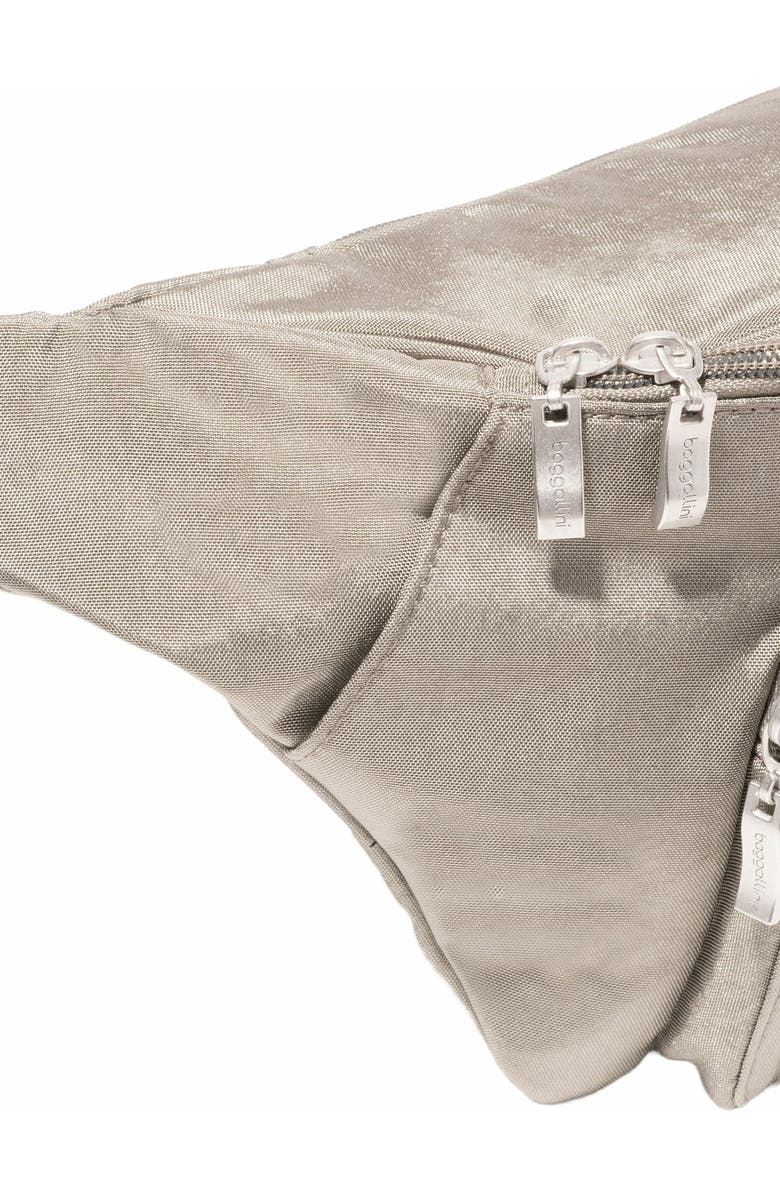 BAGGALLINI Modern Everywhere Large Belt Bag Sling, Alternate, color, Sterling Shimmer