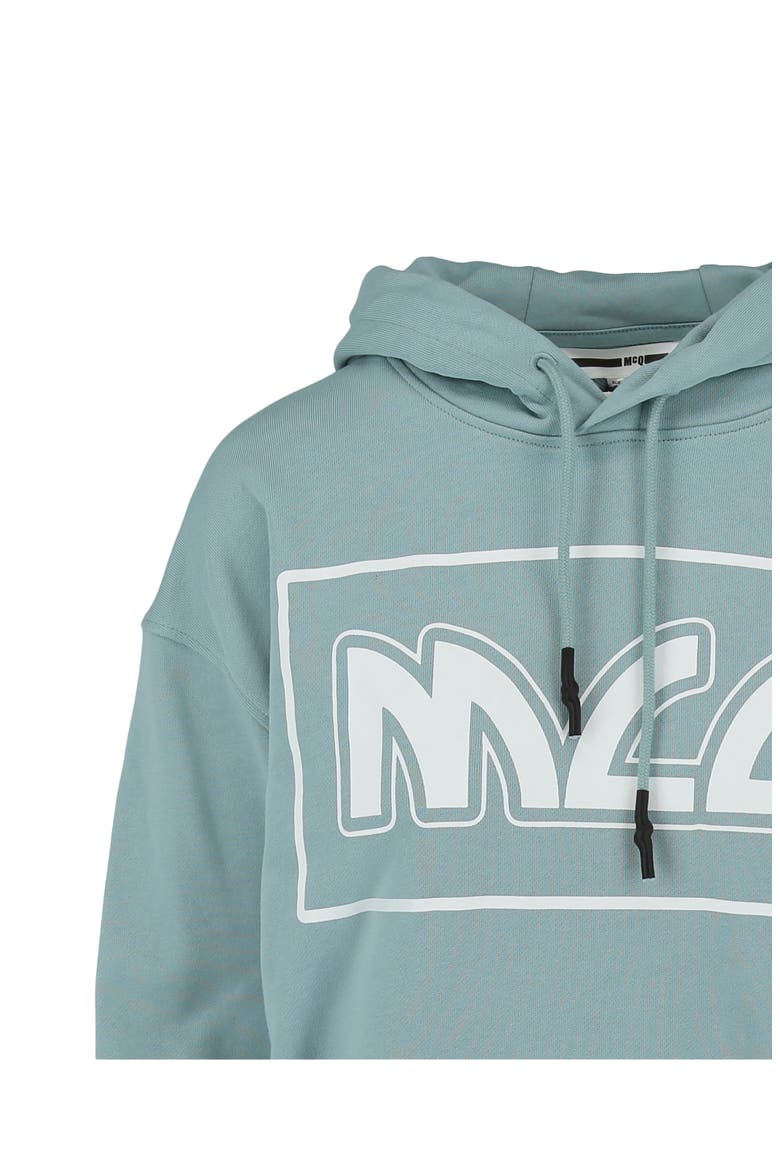Logo Regular Fit Cotton Hoodie, Alternate, color, SEAGLASS