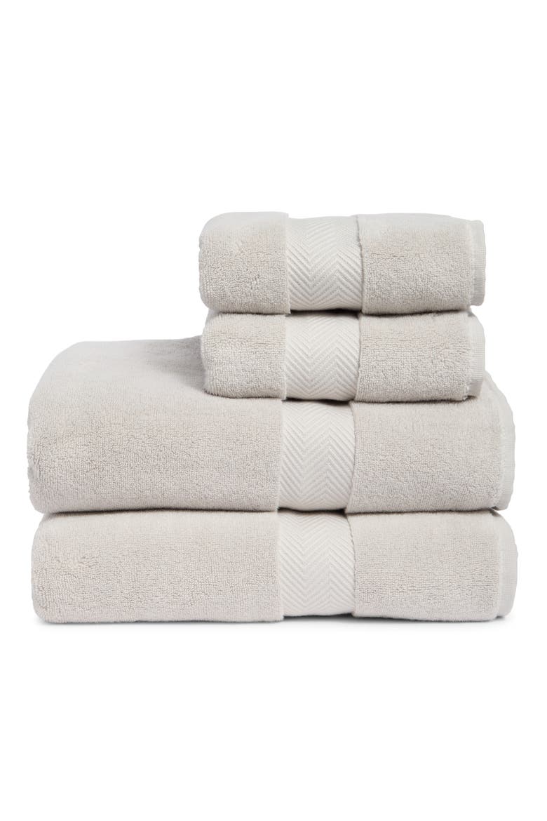 Organic Hydrocotton 4-Piece Bath Essentials Set $116 Value, Main, color, GREY VAPOR