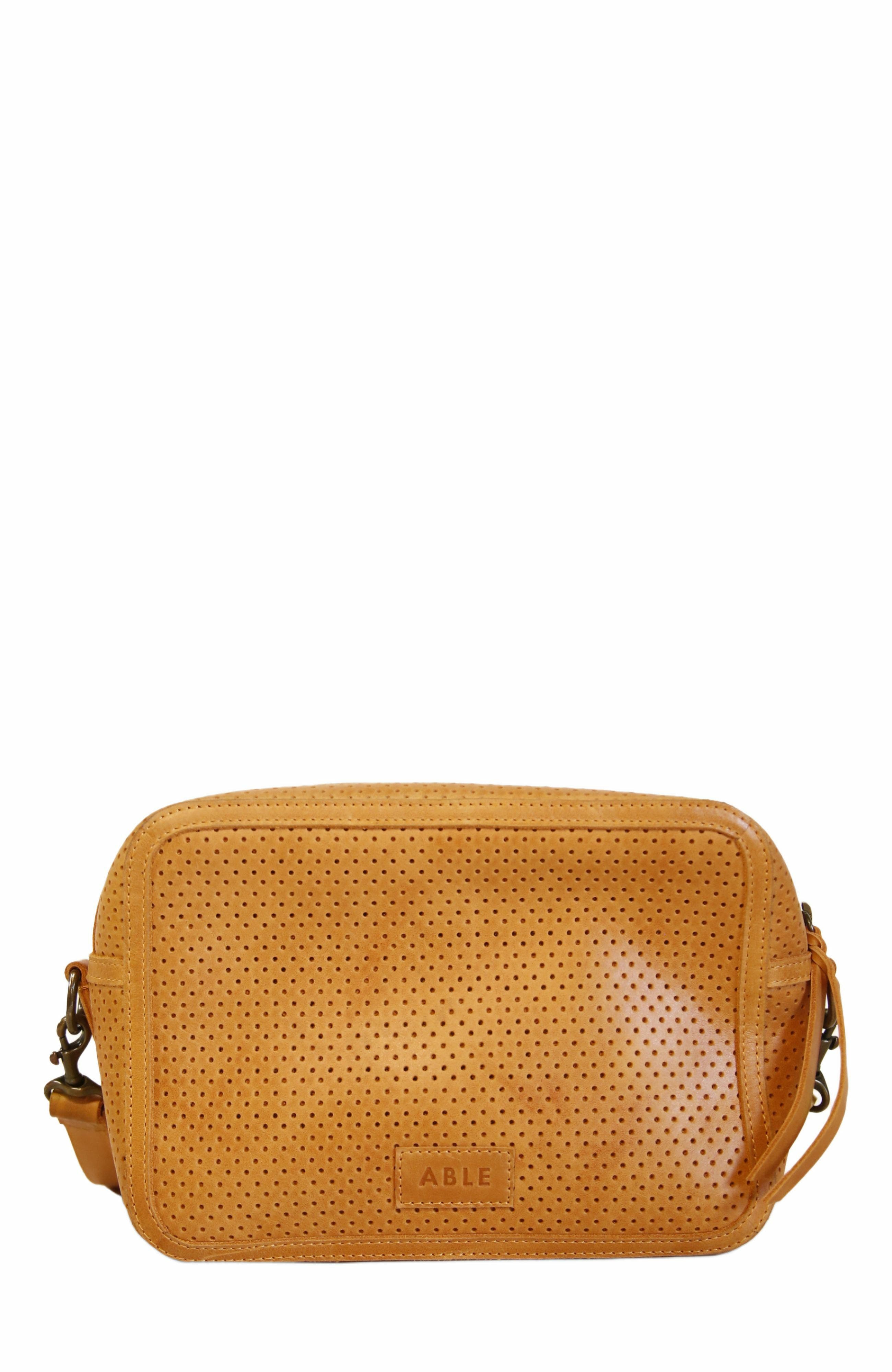 ABLE Medium Zipper Crossbody Bag, Alternate, color, 