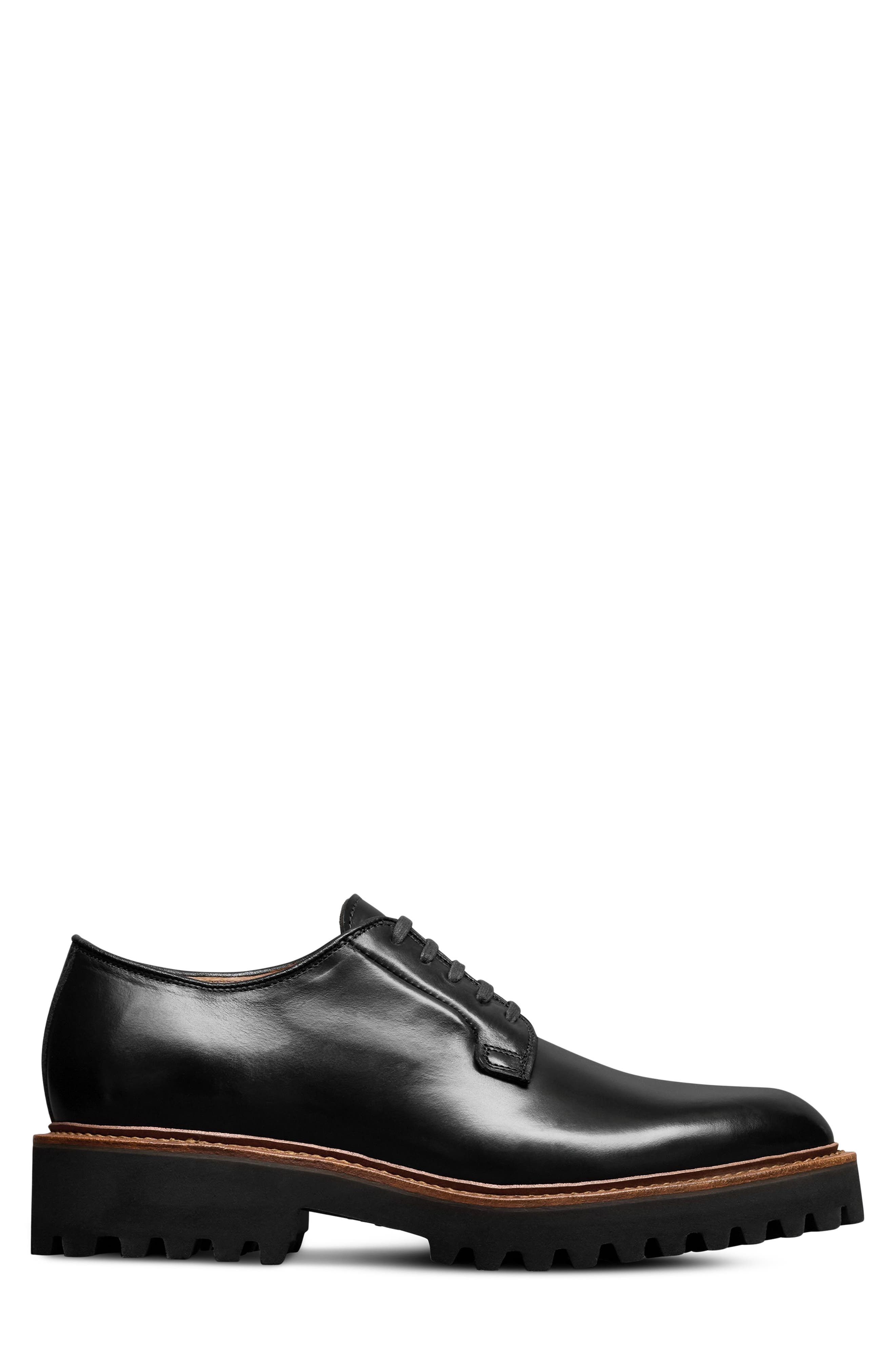 Penn Plain Toe Derby, Alternate, color, BLACK