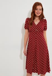 Joe Browns Retro Button Front Knee Length Dress