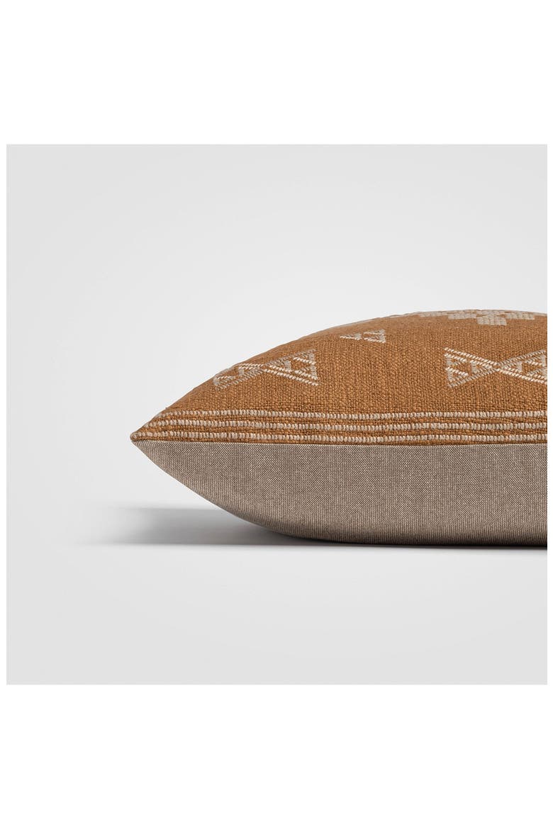 Sun Accent Pillow, Alternate, color, BROWN