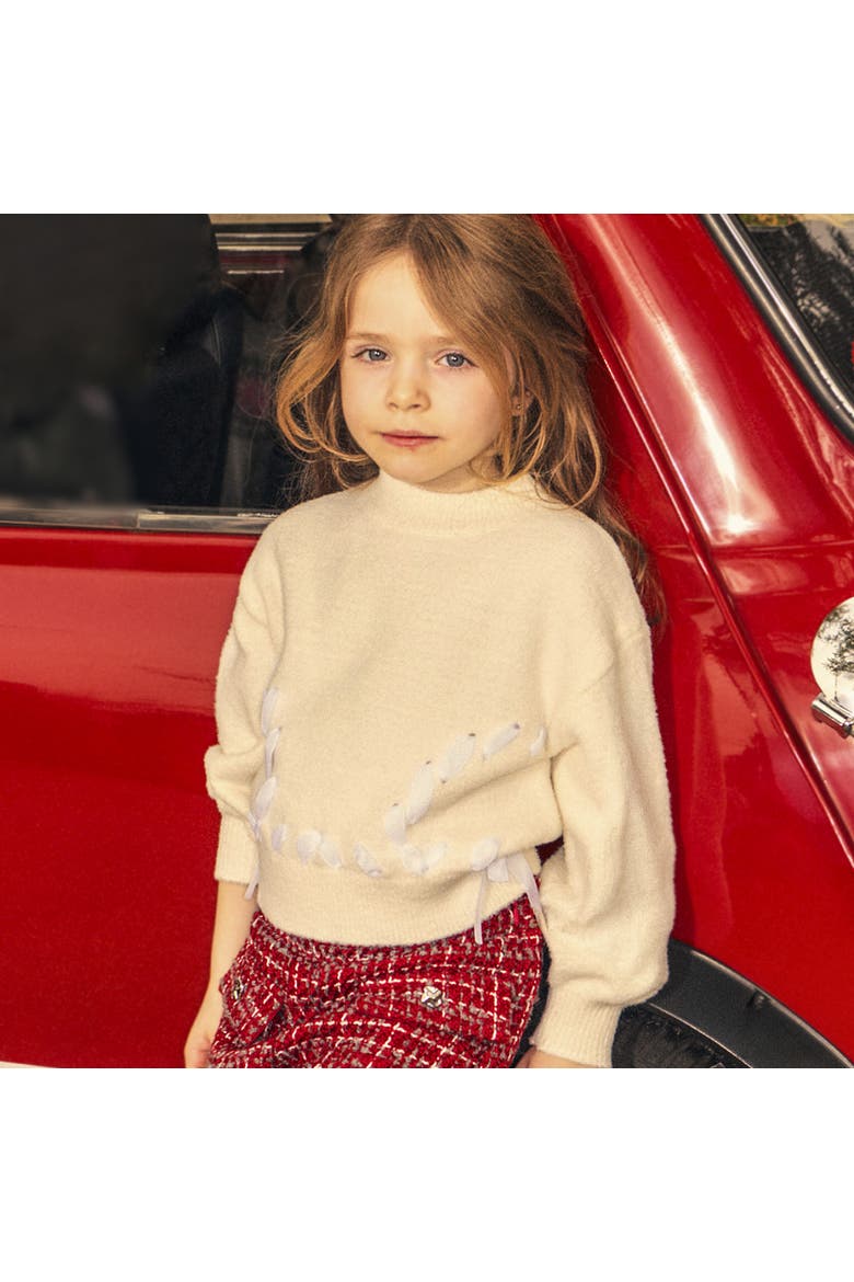 Tweed Button Shorts, Alternate, color, Red