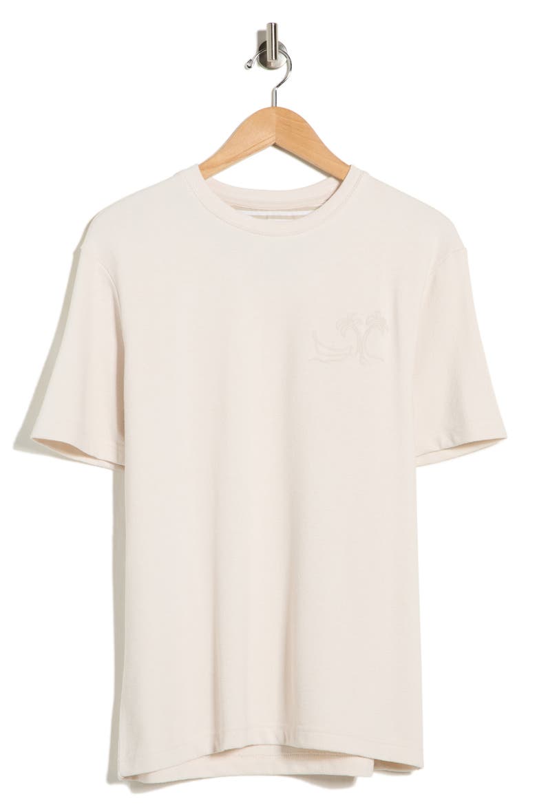 Textured T-Shirt, Alternate, color, CREAM
