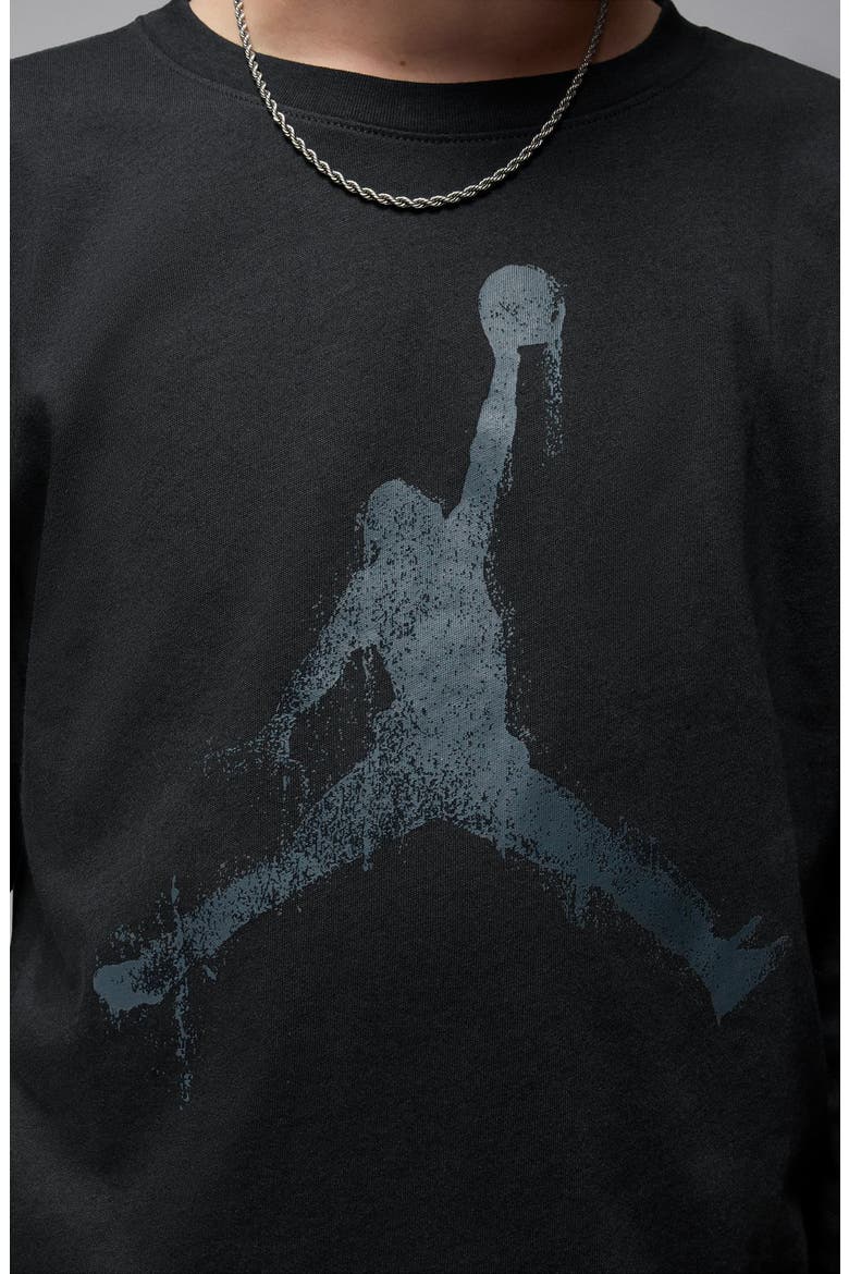 Kids' Jumpman Drips T-Shirt, Alternate, color, BLACK