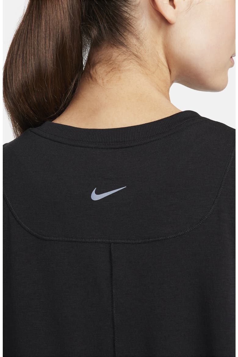 One Relaxed Dri-FIT Top, Alternate, color, 010 010 BLACK/BLACK