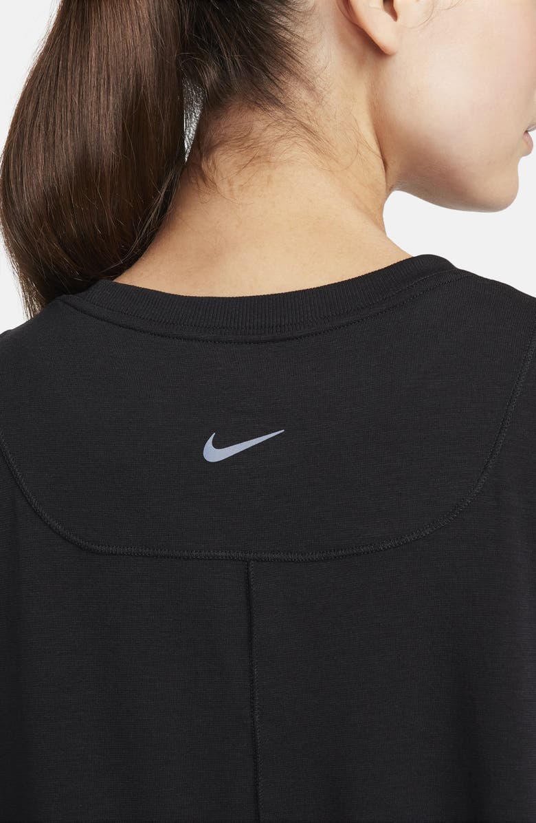 Nike One Relaxed Dri-FIT Top, Alternate, color, 010 010 Black/Black