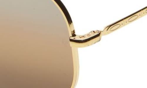 Ray Ban Ray-ban New Aviator 62mm Polarized Oversize Pilot Sunglasses In Brown