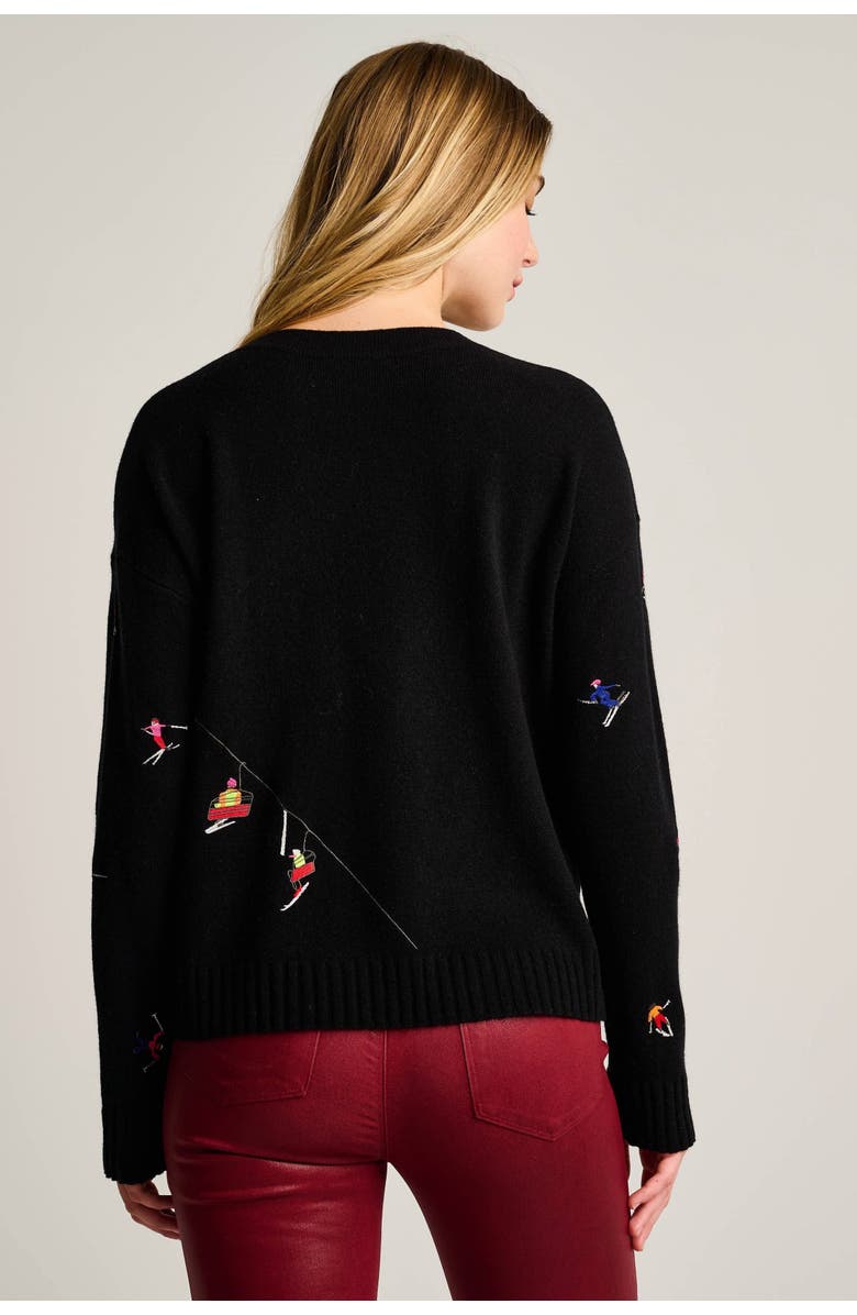 Lisa Todd Hit The Slopes Sweater, Alternate, color, Black