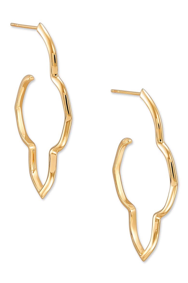Darla Hoop Earrings, Alternate, color, 18K GOLD VERMEIL