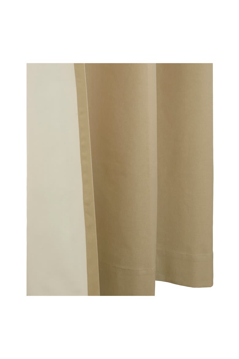 Set of 2 Cotton Curtain Panels, Alternate, color, KHAKI