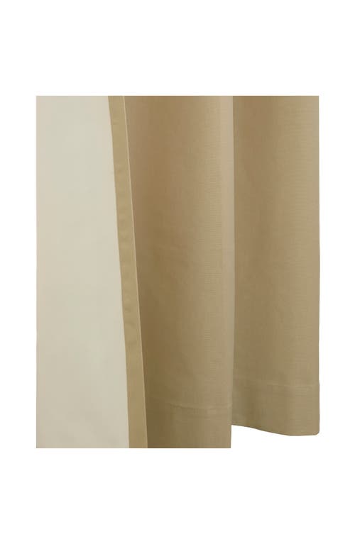 Outdoor Decor By Commonwealth Set Of 2 Cotton Curtain Panels In Brown