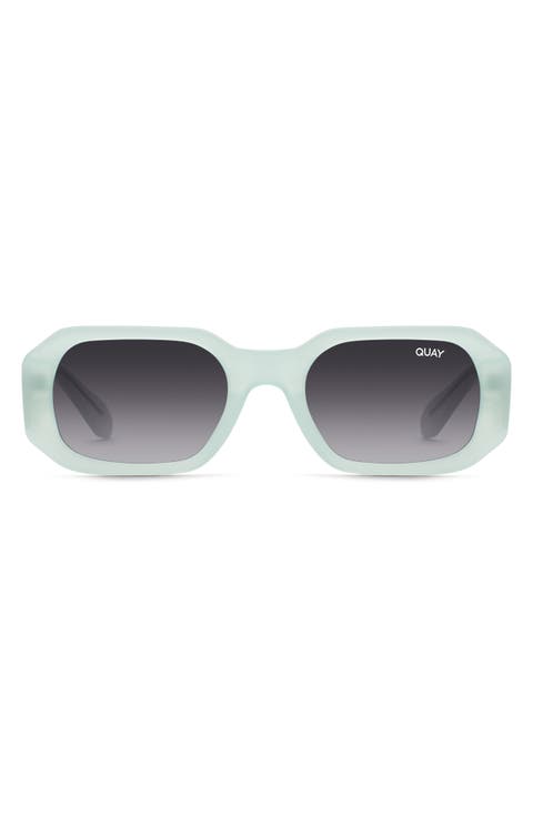 Hyped Up 53mm Gradient Square Sunglasses