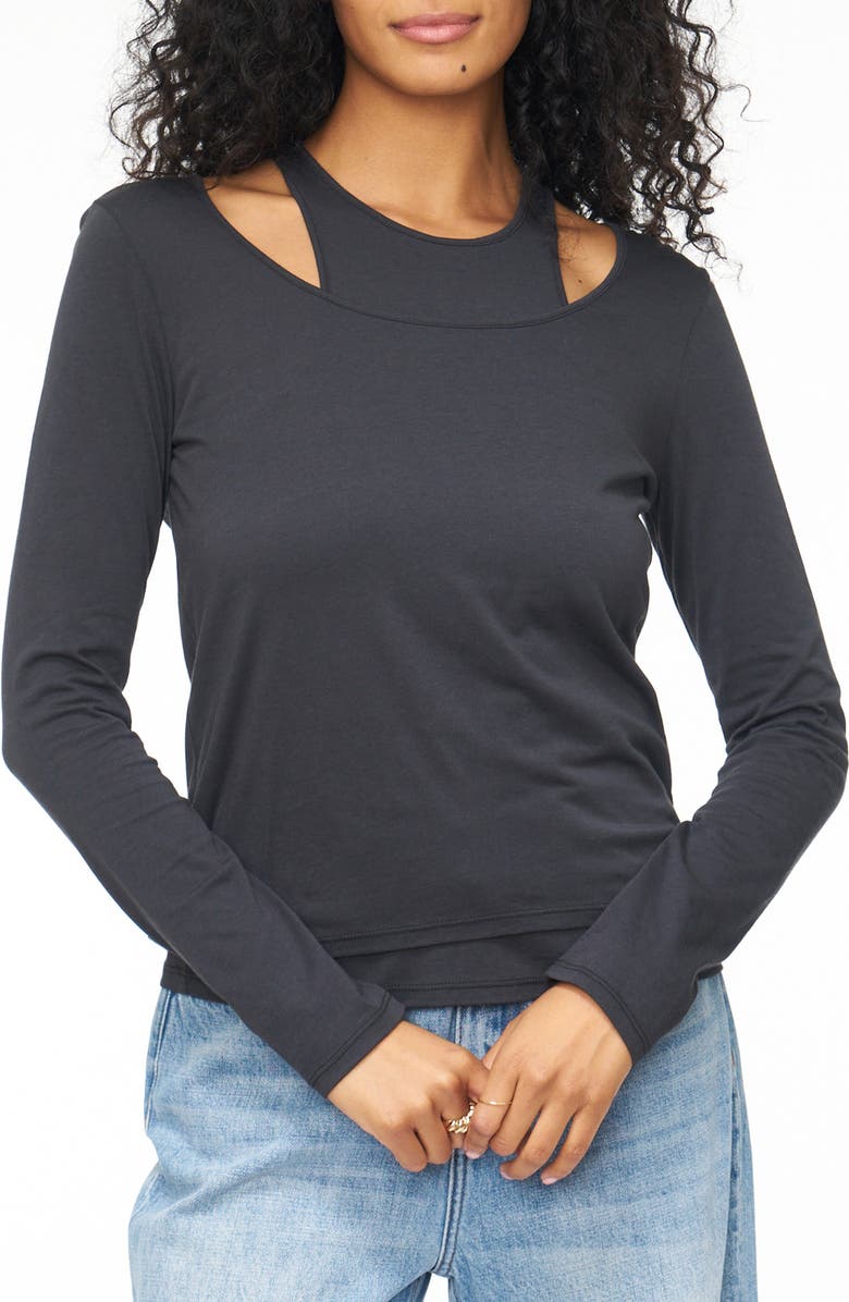 Pistola Leah Layered Long Sleeve Top, Main, color, 