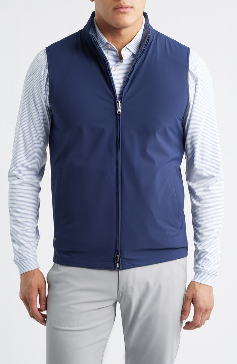 Peter Millar Reversible Water Resistant Vest, Alternate, color, Navy