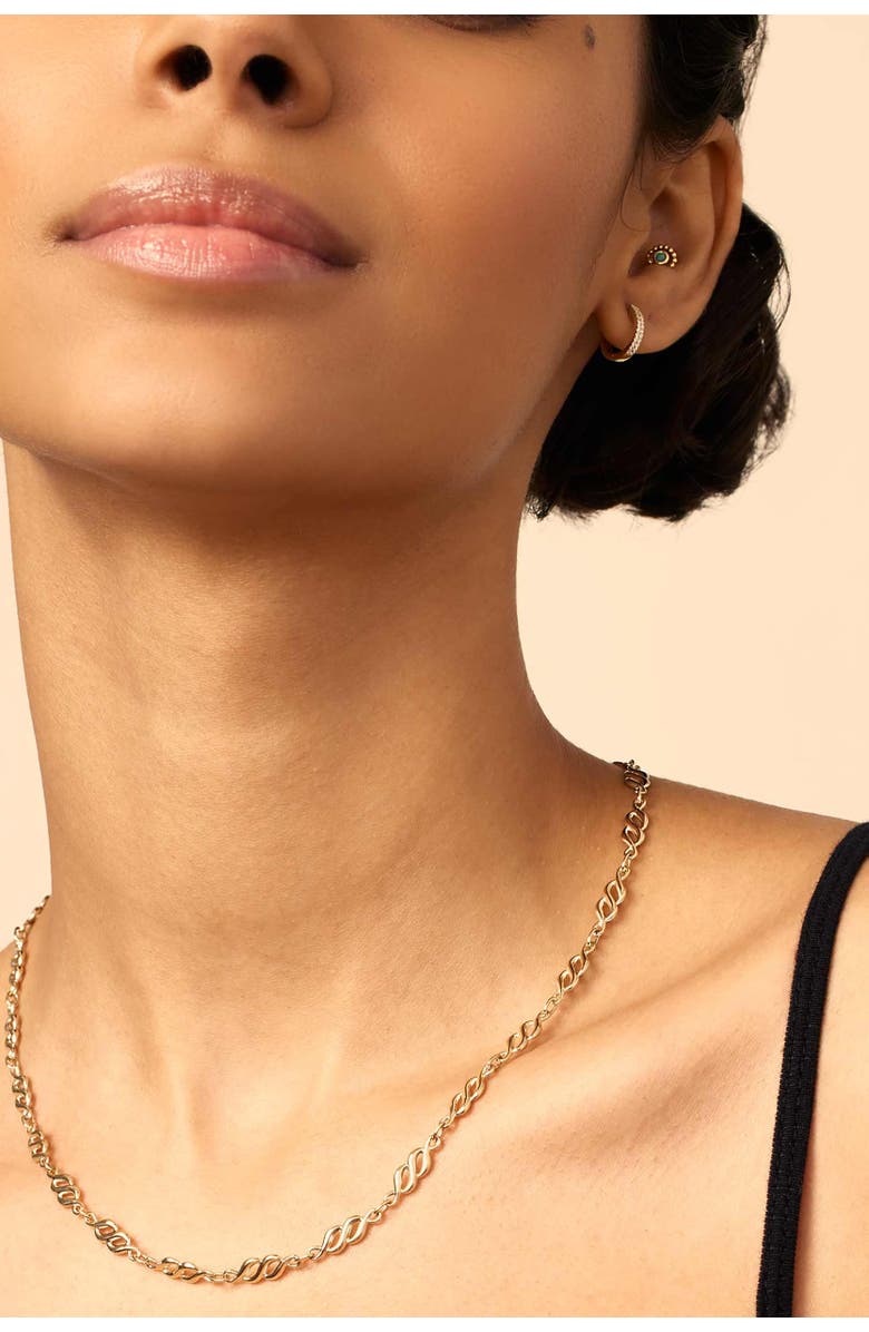 Oradina 10K Yellow Gold Revival Necklace, Alternate, color, 