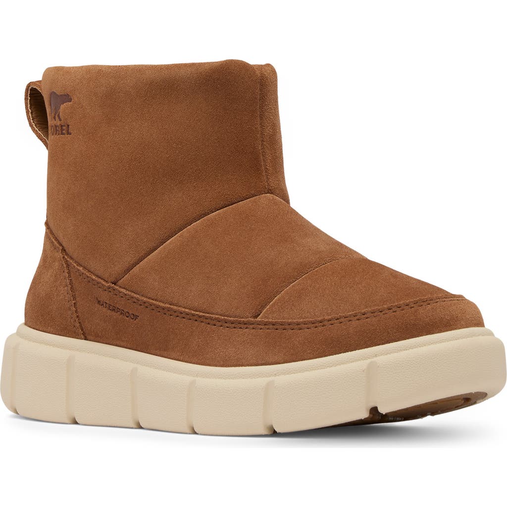 Sorel Kids' Explorer Iii Faux Fur Waterproof Slip-on Boot