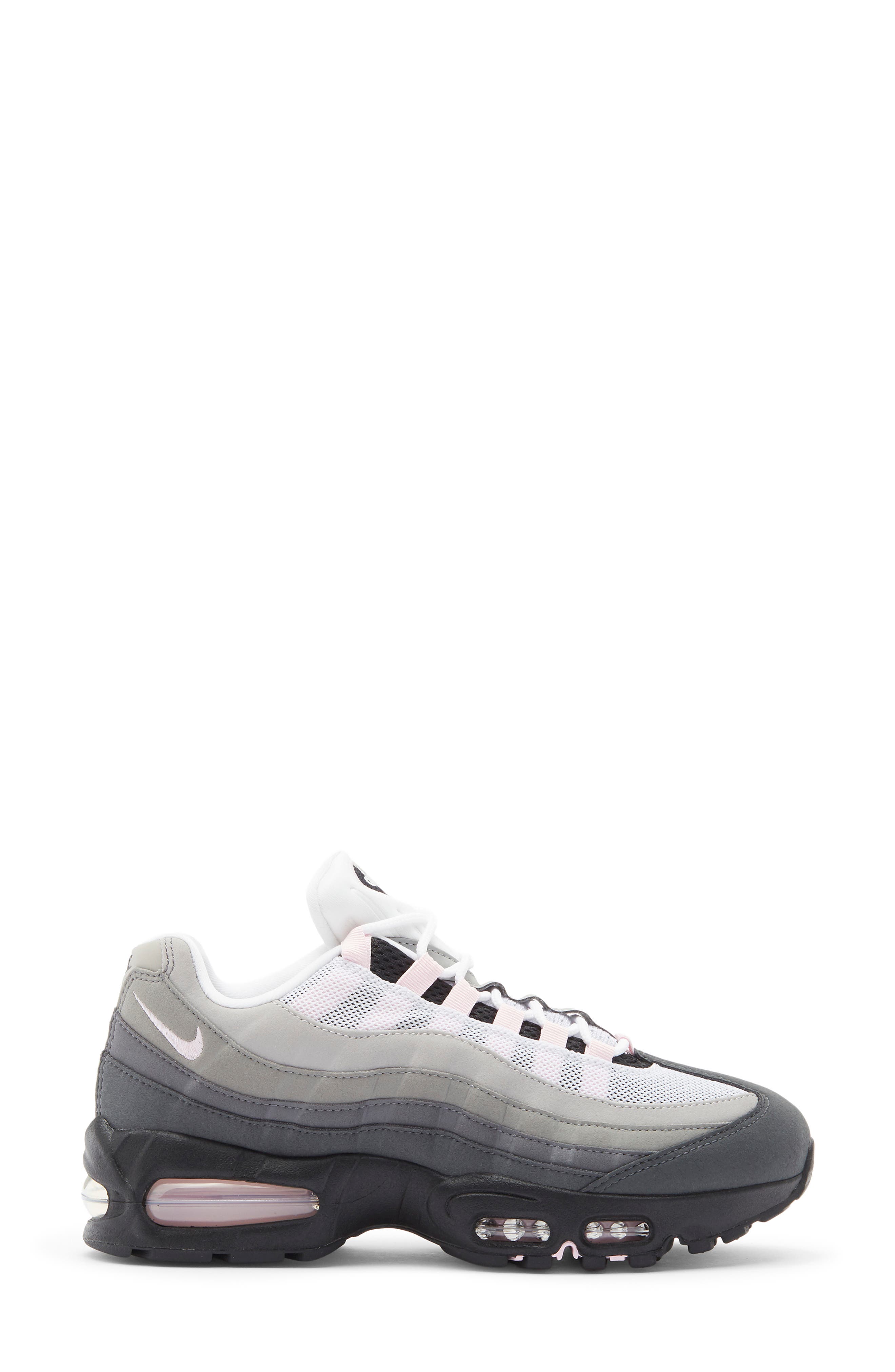 Nike Air Max 95 Big Bubble Sneaker, Alternate, color, Black/ Pink/ White/ Silver