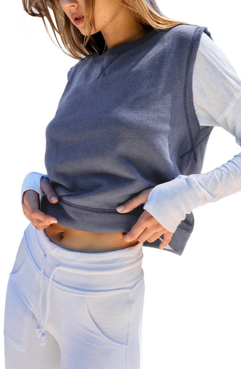 FP Movement by Free People Free People FP Movement Kick It Sleeveless Sweatshirt, Main, color,