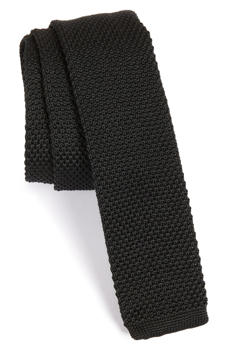 Topman Knit Tie, Main, color, 