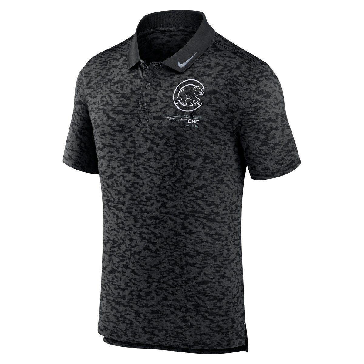 Men's Nike  Black Chicago Cubs Next Level Performance Polo - image 2