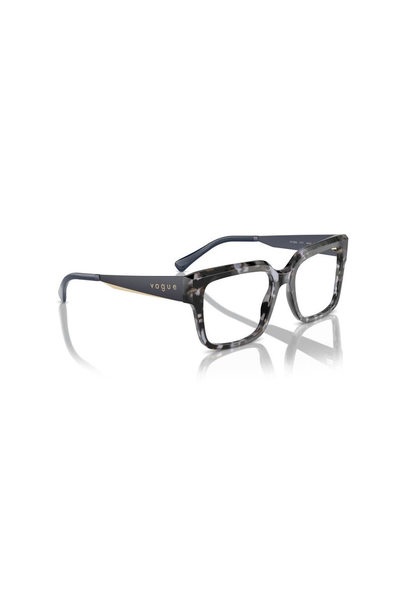 53mm Rectangle optical glasses, Alternate, color, Blue