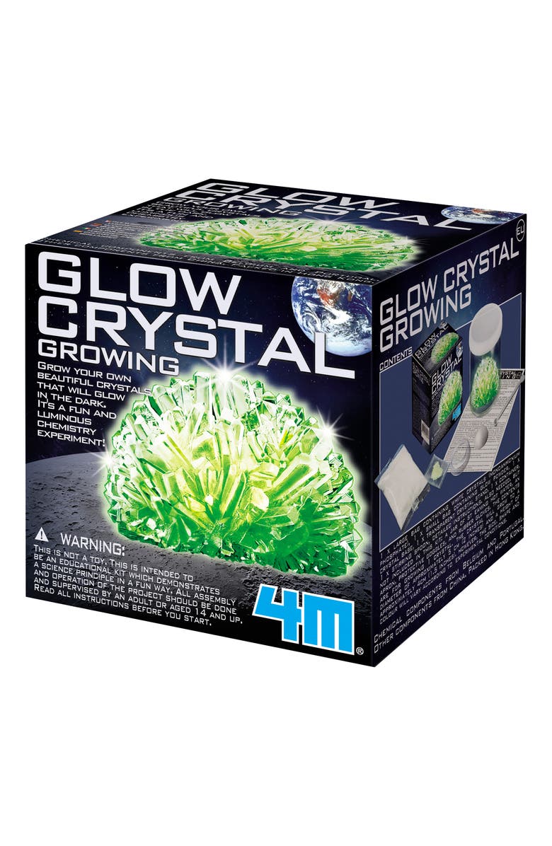4M Glow Crystal Growing STEM Kit, Main, color,