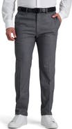 Kenneth Cole Reaction Sharkskin Slim Fit Stretch Dress Pant