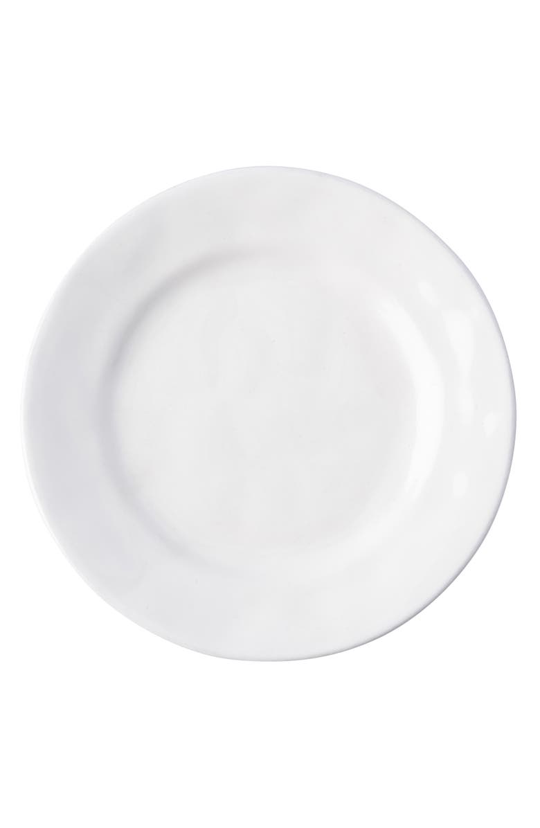 Juliska Puro Dessert/Salad Plate, Main, color, White Wash