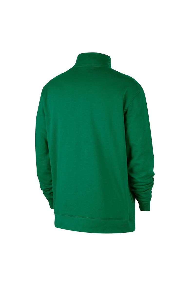 Men's Nike  Kelly Green Boston Celtics Courtside Club Half-Zip Pullover, Alternate, color, Kelly Green