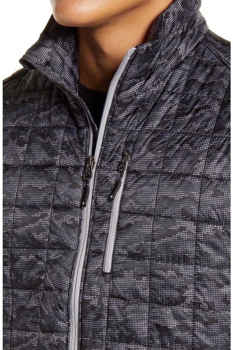 Rainier PrimaLoft® Printed Vest, Alternate, color, BLACK