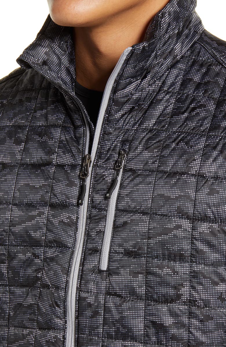 Cutter & Buck Rainier PrimaLoft<sup>®</sup> Printed Vest, Alternate, color, Black