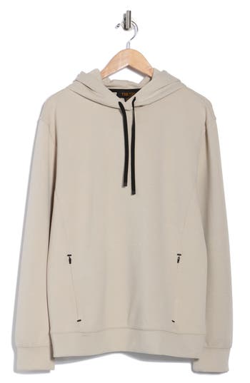 Truth Scuba Zip Pocket Hoodie In Neutral