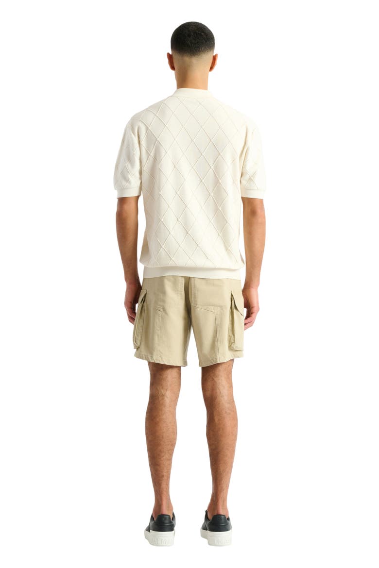 Vintage Knit Polo, Alternate, color, white