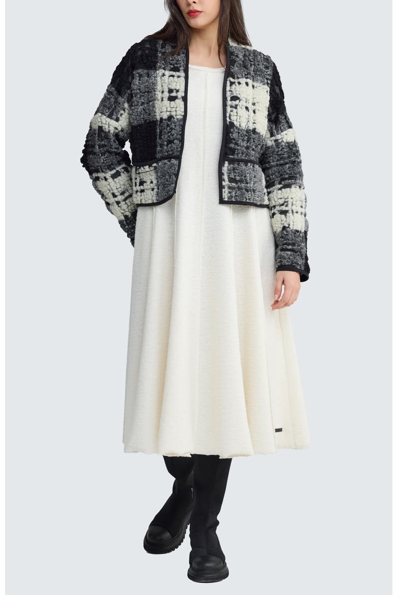 Glacia Structured Crop Jacket, Alternate, color, Foggy